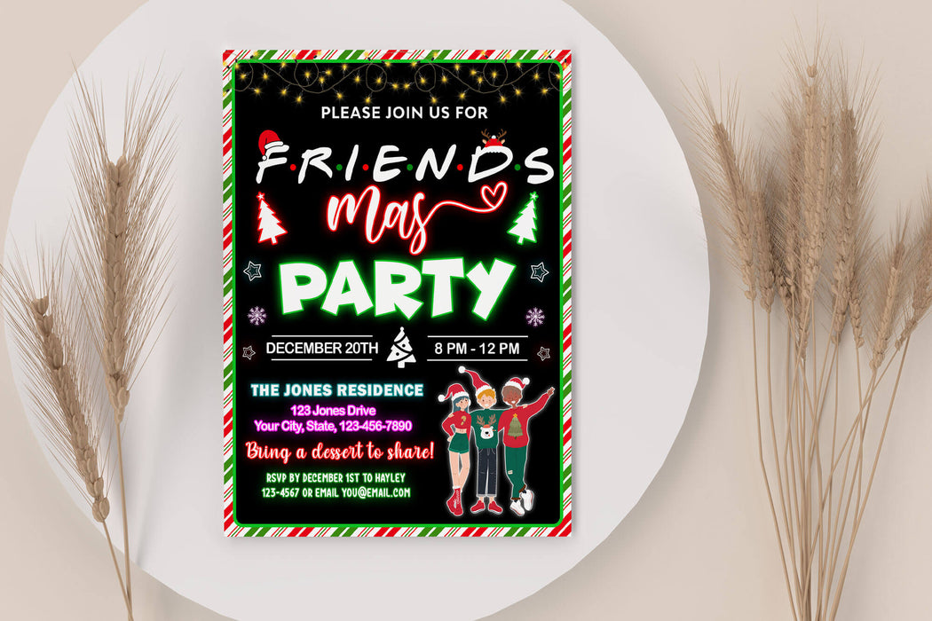 https://poshpark.net/products/holiday-friendsmas-party-flyer-invite-christmas-adult-party-event-invitation
