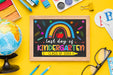 DIY Kinder End of Year Sign | Last Day Of Kindergarten Poster Template