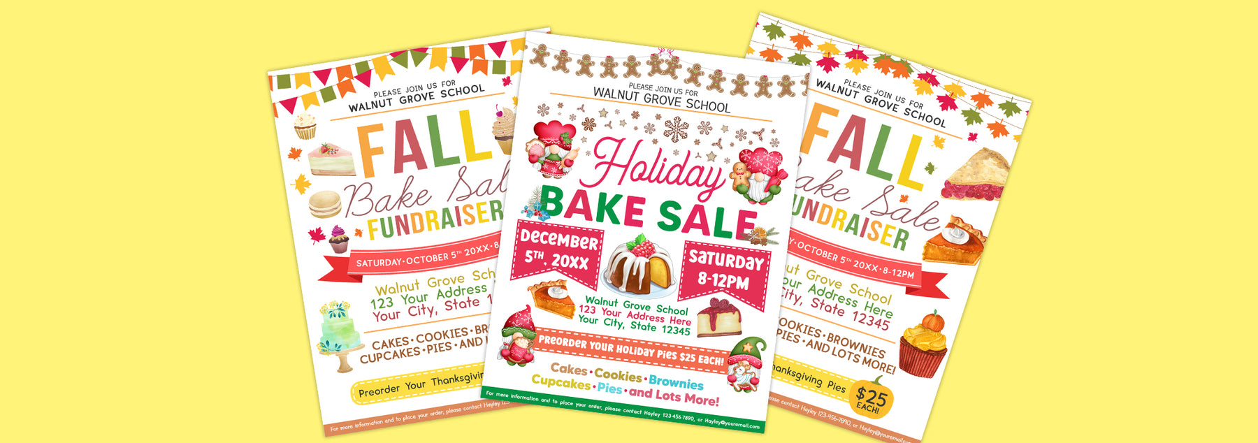 How to Use a Bake Sale Flyer to Raise Money for Charity