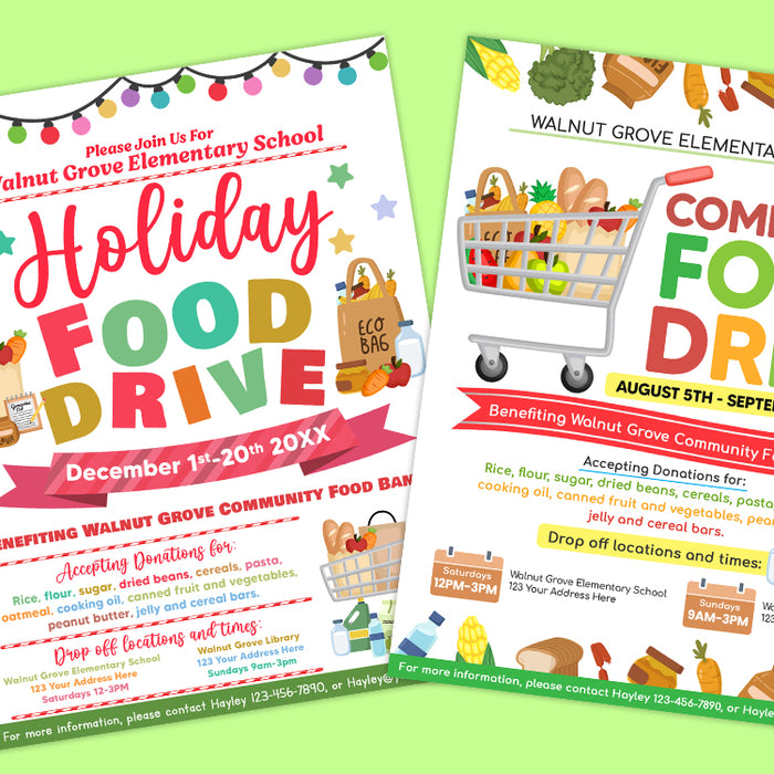 5 Essential Elements of an Effective Food Drive Flyer: A Guide to Creating a Compelling Design