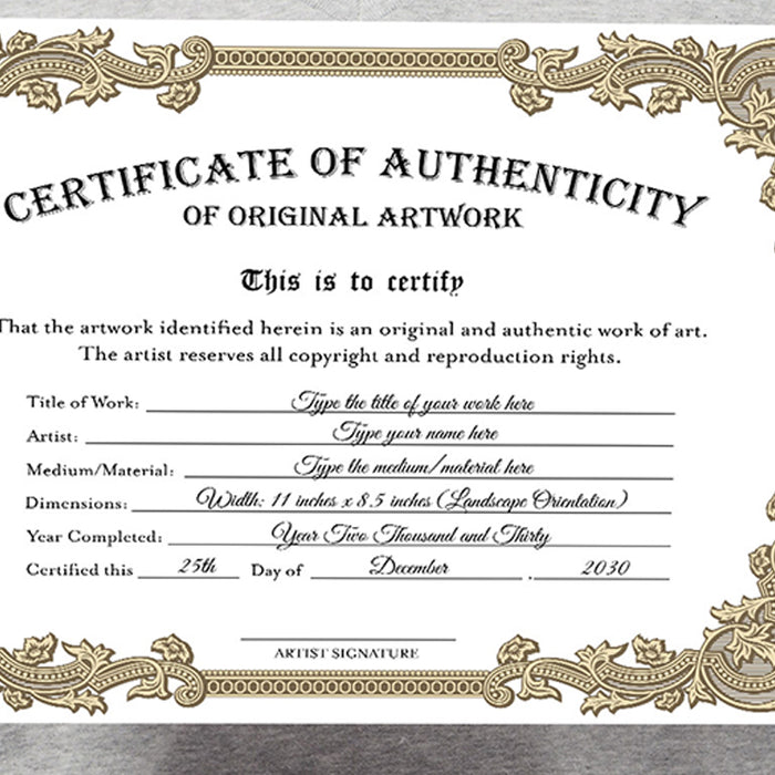 Why a Certificate of Authenticity is Essential for High-Value Items