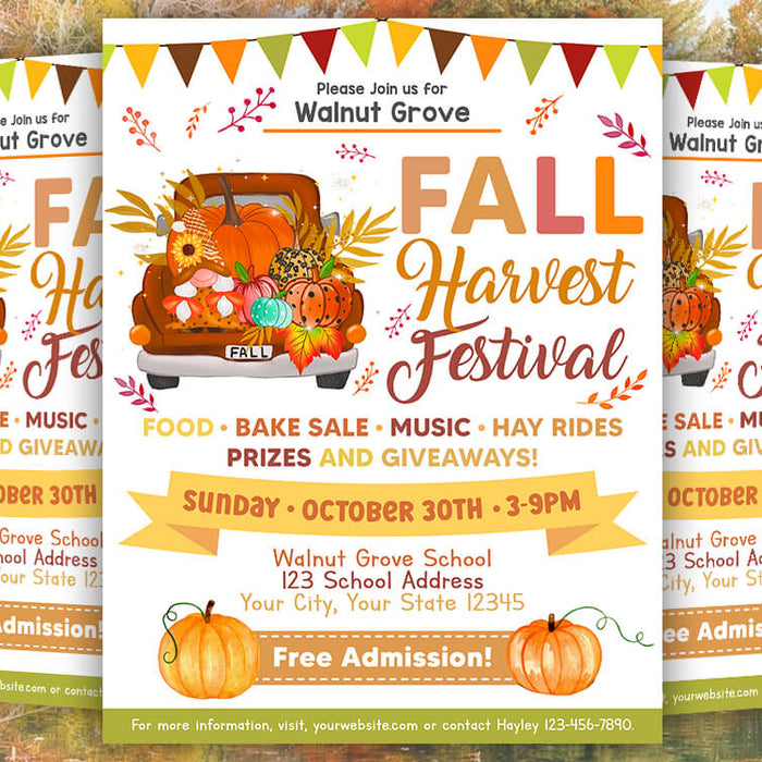 Finding the Right Fall Festival Flyer for Your Fall Invitations