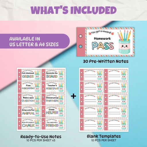 Printable Reward Coupons for Classroom Management | Teacher Student Award