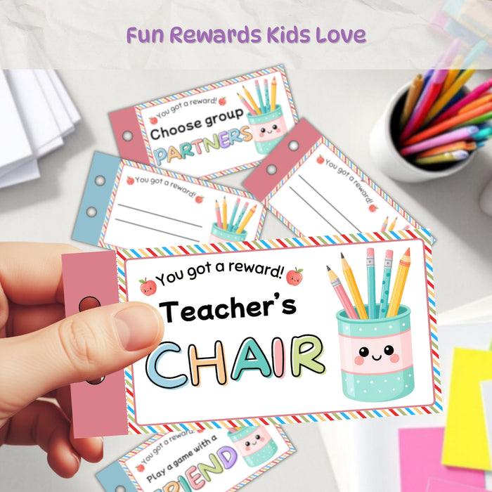 Printable Reward Coupons for Classroom Management | Teacher Student Award