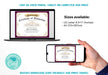DIY Ordination Certificate Template | Ordained Certificate for Minister, Pastor and Deacon