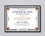 Customizable Ordination Certificate Template | Minister, Pastor and Deacon Ordained Certificate