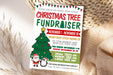 Customizable Christmas Tree Fundraiser Flyer | Holiday Sale Fundraising Event Poster Template