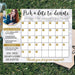 School Fundraiser Printable Donation Calendar