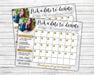 School Fundraiser Printable Donation Calendar