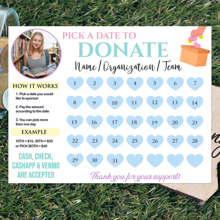 Nonprofit Fundraising Calendar Printables