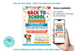 Customizable Back To School BBQ Flyer Template | School BBQ Party Flyer Invitation