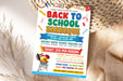 Customizable Back To School BBQ Flyer Template | School BBQ Party Flyer Invitation