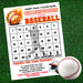 Baseball Pick A Date Fundraising | Sports Pick a Date to Donate Calendar Template