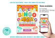 DIY Bingo Night Invite Flyer Template | Family School PTA PTO Fundraiser Event Flyer Invitation