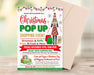 Customizable Christmas Pop-Up Event Flyer Printable