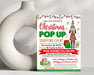 Customizable Christmas Pop-Up Event Flyer Printable