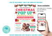 Editable Christmas Shopping Event Pop-Up Flyer