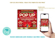 Printable Christmas Pop-Up Sale Event Flyer