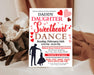 DIY Daddy Daughter Sweetheart Dance Ticket  and Flyer Template | School Valentine's Dance Bundle