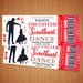 DIY Daddy Daughter Sweetheart Dance Ticket  and Flyer Template | School Valentine's Dance Bundle