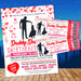 Customizable Daddy Daughter Sweetheart Dance Ticket  and Flyer Bundle | School Valentine's Dance Template