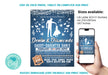 DIY Daddy Daughter Denim and Diamonds Dance Flyer | School PTO PTA Dance Fundraiser Invite Template