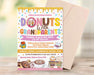 DIY Donuts With Grandparents Flyer Template | School Donut Flyer Invitation