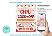 DIY Fall Chili Cook Off Flyer Template | School PTO PTA Church ...