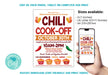 Fall Chili Cook-Off Flyer Template | Autumn Cooking Competition Poster ...