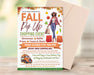 Editable Fall Pop-Up Sale Flyer Printable Design