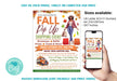 Editable Fall Pop-Up Sale Flyer Printable Design