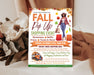 Editable Fall Pop-Up Sale Flyer Printable Design