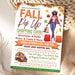 Editable Fall Pop-Up Sale Flyer Printable Design