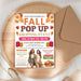 Editable Fall Market Pop-Up Shop Flyer