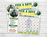 Football Team Fundraiser Printable Calendar