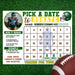 Football Team Fundraiser Printable Calendar