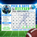 Editable Football Donation Calendar Template