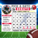 Football Season Pick a Date Donation Calendar