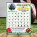 Football Calendar Fundraiser | Rugby Pick a Date to Donate Sports Fundraiser Calendar