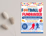 Customizable Football Fundraiser Flyer Template | Sports Fundraising Event Flyer