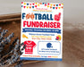 Football Fundraiser Flyer Template | Editable School Sports Event Fundraiser Invite Flyer