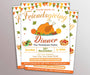 Customizable Friendsgiving Invite Flyer | Turkey Thanksgiving Dinner Invitation Template
