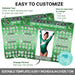 Green Sparkle Gymnastics Donation Calendar Editable Template