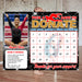 Gymnast Pick A Date Fundraising | Gymnastics Pick a Date to Donate Calendar Template