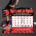 Gymnastics Themed Calendar Fundraiser | School Pick a Date to Donate Gymnast Donation Template