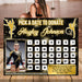 Gymnastics Themed Donation Calendar | Gymnast Pick a Date to Donate Fundraiser Template