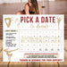 Minimalist Gymnastics Donation Calendar Template | School Gymnast Pick a Date to Donate School Fundraiser