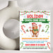 DIY Christmas Candy Cane Gram Flyer Template | Holiday PTO PTA School Fundraiser Invite