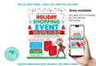 Editable Holiday Pop-Up Event Flyer for Shopping