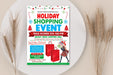 Editable Holiday Pop-Up Event Flyer for Shopping